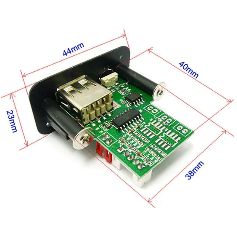 LEORY мини MP3 декодер плата 3 Вт 5 в с пультом дистанционного управления DAC проводной