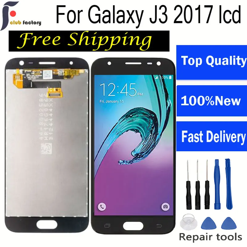 AMOLED для samsung J3 экран j330 ЖК-дисплей для samsung Galaxy J3 J330 J330F J330G ЖК-дисплей сенсорный экран дигитайзер