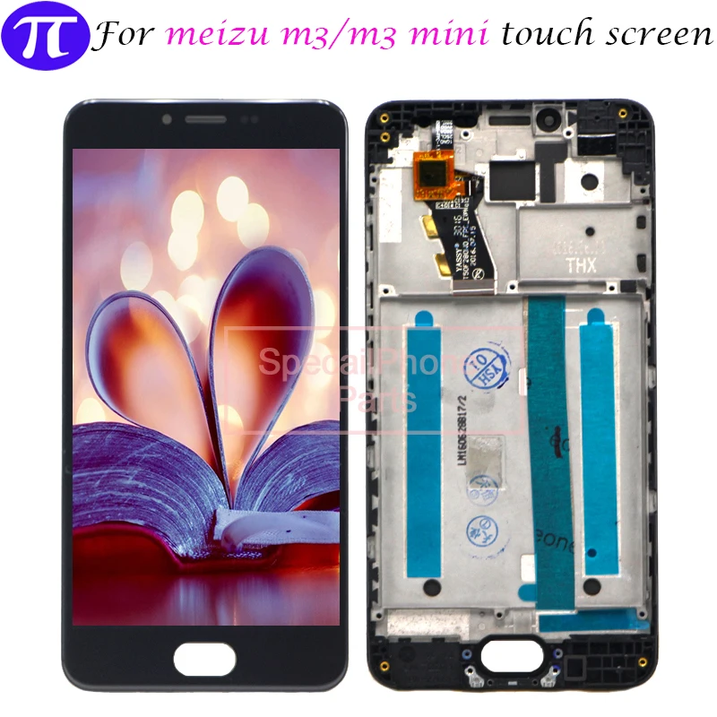For Meizu Meilan M3 LCD Display+Touch Screen Digitizer+Frame mini 3 M688Q M688C M688M M688U | Мобильные телефоны и
