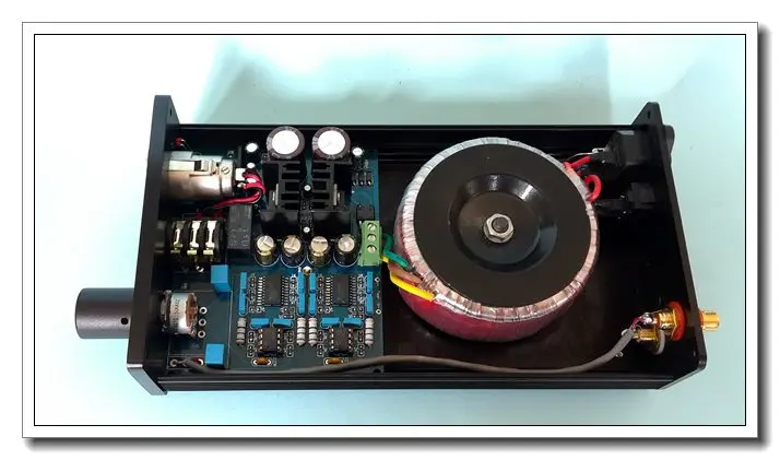 

L6120Balance TPA6120 Balanced Headphone Amplifier MC33087 HiFi Headphone Amp New