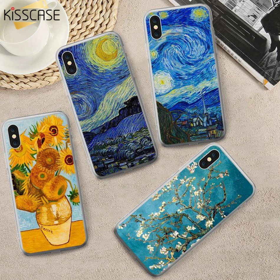 KISSCASE 3D Выбивает чехол живопись маслом для Honor 8x10 9 Lite мягкая Живопись Huawei p20 P Smart Cover