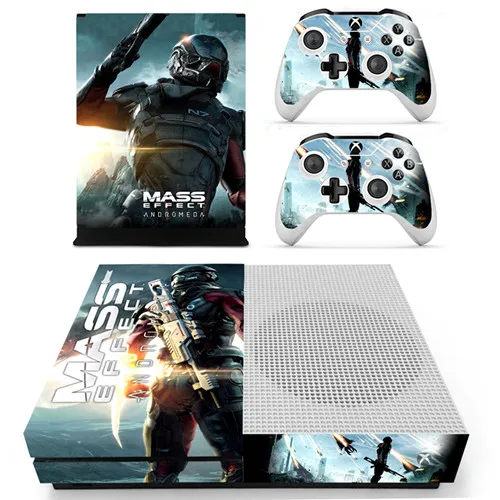 YS-xboxoneS-0524 Mass Effect: Andromeda наклейка на кожу для Xbox One S консоль и контроллеры для Xbox One тонкий стикер на кожу s винил - Цвет: YS-xboxoneS-0524