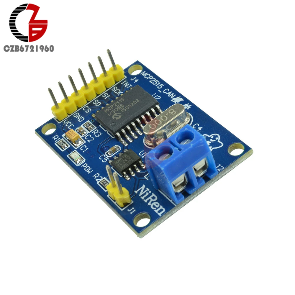 MCP2515 CAN Bus модуль TJA1050 приемник SPI для Arduino 51 MCU контроллер рычага DC 5 в интерфейс