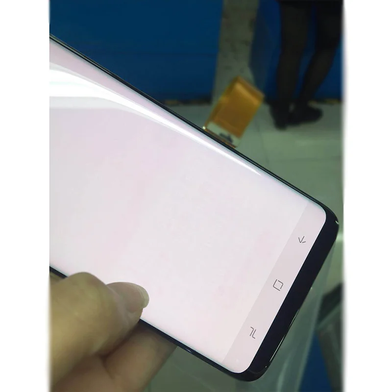 ЖК-дисплей для SAMSUNG Galaxy S8 G950 G950F с рамкой для сенсорного экрана S8 Plus G955 G955F