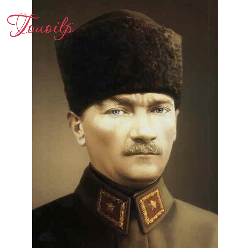 Алмазная живопись 5d алмазная своими руками Kemal ataturk вышивка крестиком мозаика