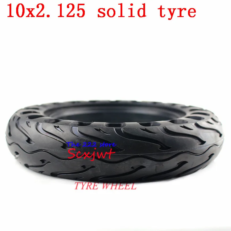 

10'' 10x2.125 electric scooter wheel solid tire 10x2 Non inflation honeycomb tyre for Smart Electric Balancing Scooter Fold
