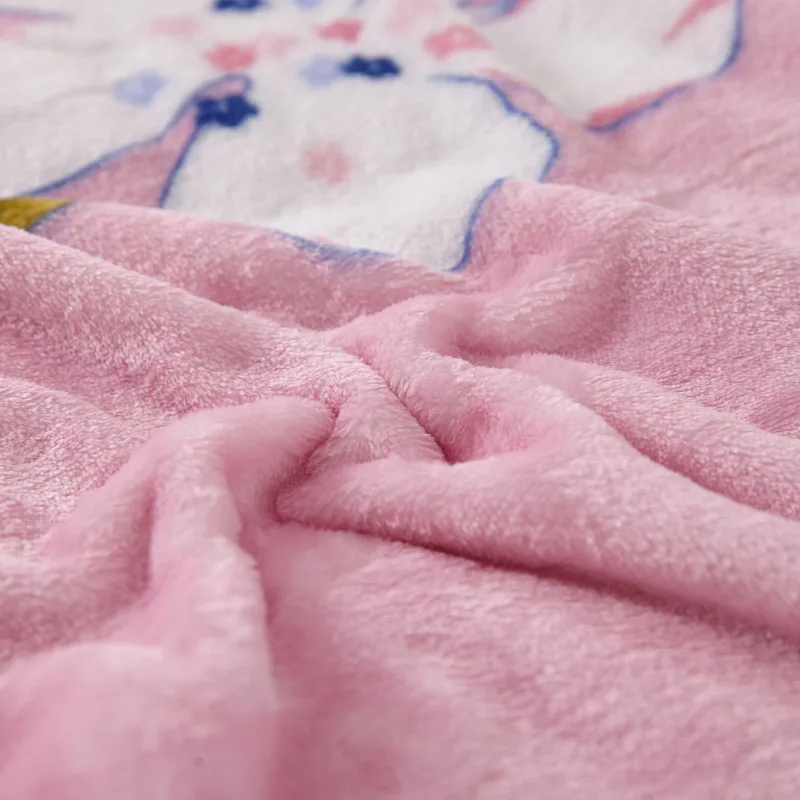 Одеяло с покрывалом Light Red White Print размером 200x230 см из мягкого высокой плотности фланеля для дивана/кровати/автомобиля, переносные пледы.