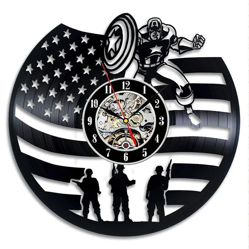 

Vintage Classic Theme Vinyl LP Record Wall Clock Decorate Your Home With Modern Art Gifts for kids Girls And Boys Saat