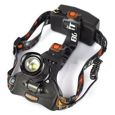 Zoomable 2500LM XML L2 из светодиодов фары головного света мини факел USB лампа + 2 х 18650