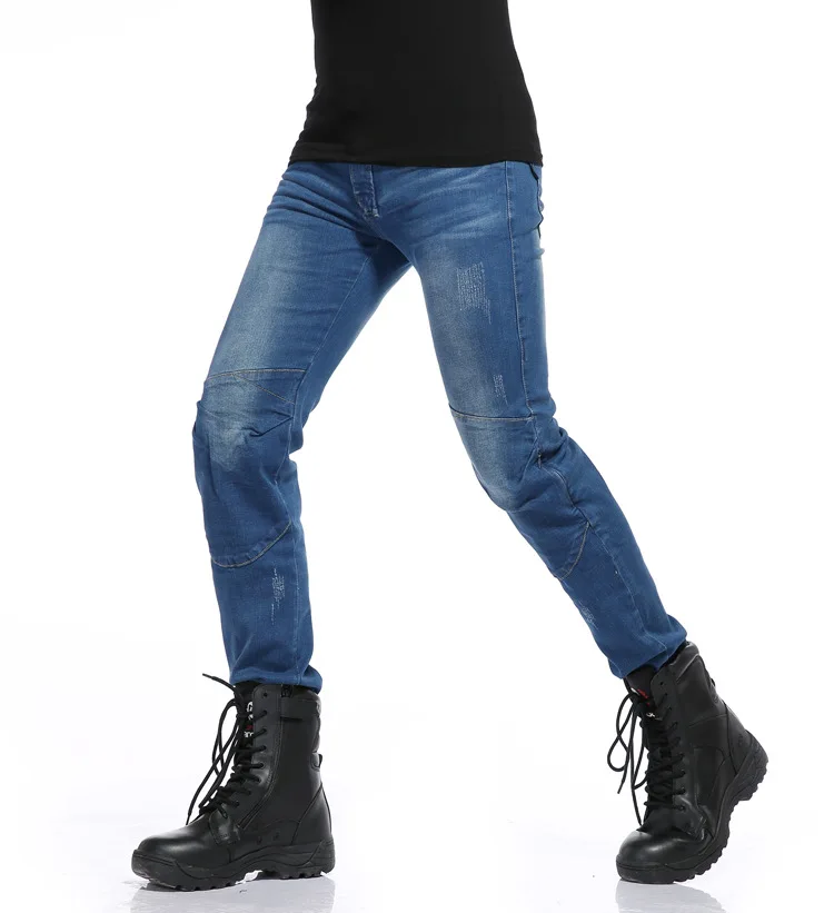 Женские мотоциклетные джинсы KTM повседневные брюки с наколенниками облегающие