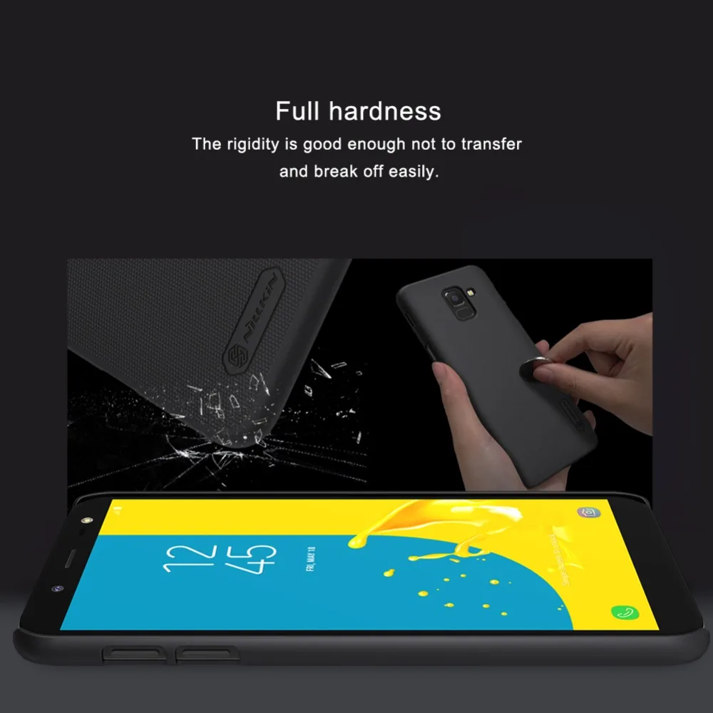 10 шт./лот оптовая продажа Nillkin Супер Матовый Защитный чехол для Samsung Galaxy J6 2018 J600G