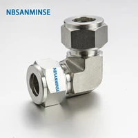5pcslot ue connector union elbow stainless steel ss316l 3000 psi plumbing air water oil fitting for food laboratory nbsanminse