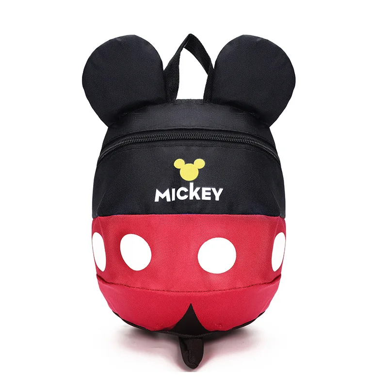 Детский рюкзак disney для детей 1-3 лет, сумка для детей, милый мультяшный Микки, сумка для маленьких мальчиков и девочек с изображением Минни, сумка для детского сада с веревкой против потери