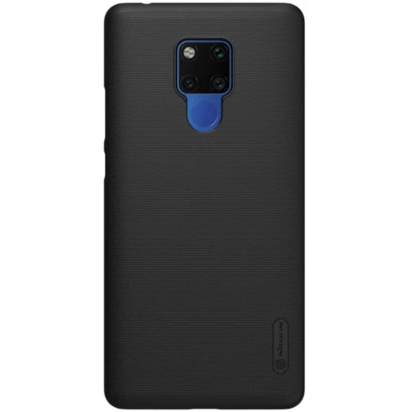 Чехол-накладка для huawei mate 20 x NILLKIN матовый щит PC Матовая жесткая задняя крышка Подарочный держатель для телефона для huawei mate 20X чехол s - Цвет: Черный