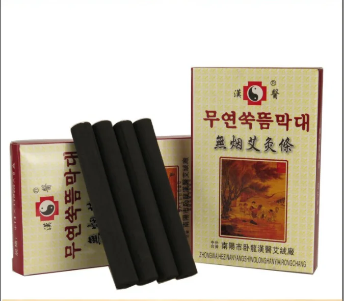 14 мм Moxibustion Moxa Wormwood Бездымная Мокса ручной работы акупунктурный массаж хорошо для