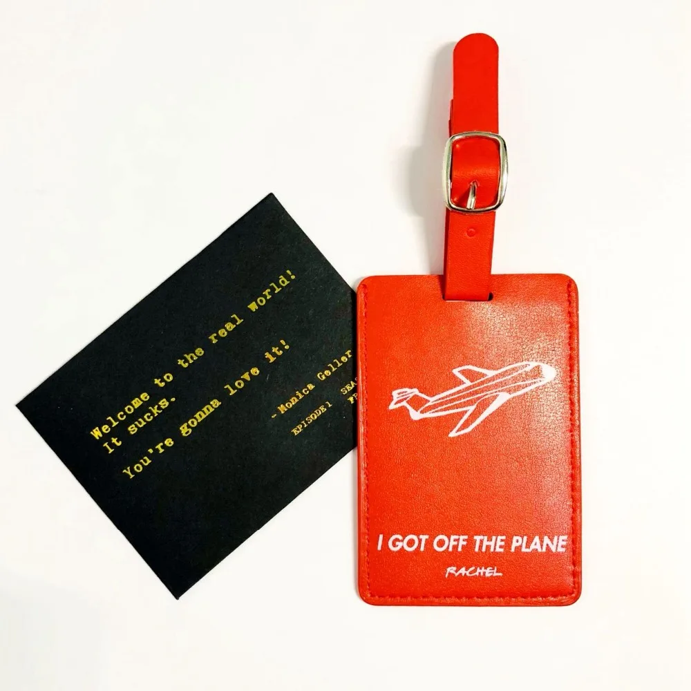 Новые друзья ТВ шоу багажная бирка аксессуары для путешествий чемодан бирки