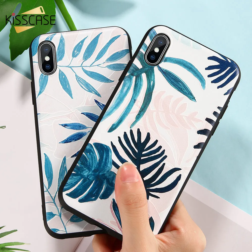 Чехол для телефона KISSCASE Mountain с узором iPhone 7 Plus X XR XS MAX мягкие чехлы из ТПУ 8 6 6S