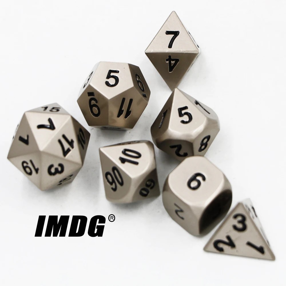 IMDG 7 шт./компл. креативные игральные кости для ролевых игр многогранные