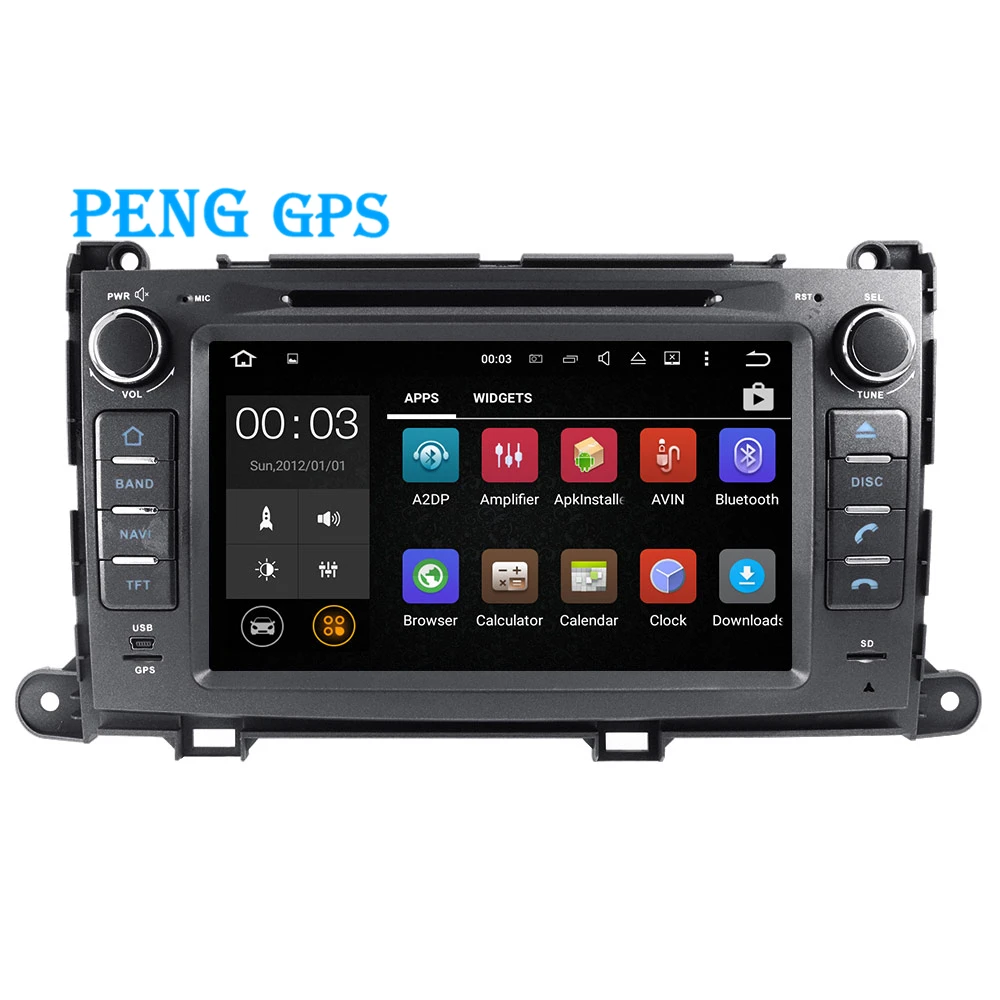 Автомобильный dvd-плеер gps навигация для Toyota Sienna 2010- автомобильный аудио стерео Мультимедиа gps головное устройство HD сенсорный экран Радио Лента