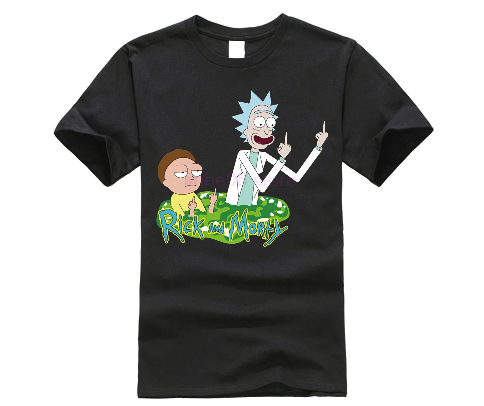 GILDAN TEEWINING Rick and Morty футболка для мужчин смешные мужские футболки летний топ
