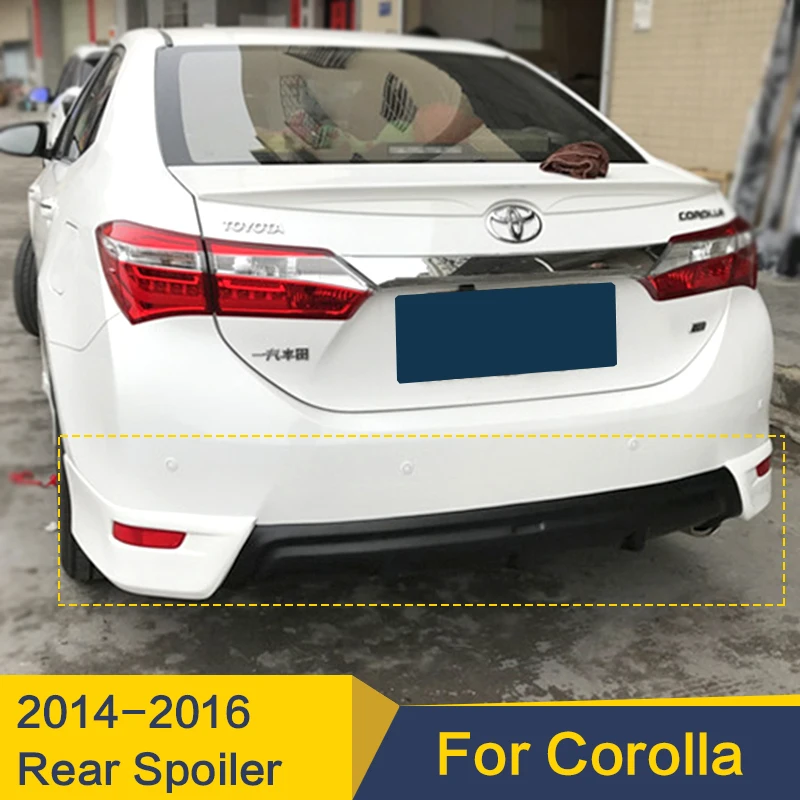 Комплект заднего бампера для Toyota Corolla 2014 2015 2016 год новый задний спойлер кузов
