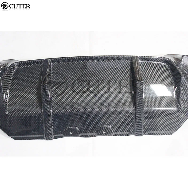 F10 5 серия углеродного волокна задний бампер для губ диффузор BMW 520i 525i 530i AN M5 10