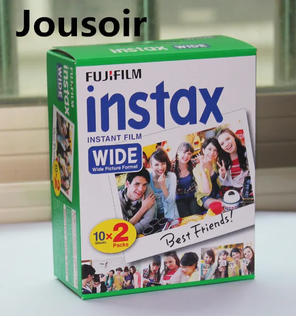 Высококачественная оригинальная пленка Instax Instant Wide 20 белых листов для 300 200 210 100