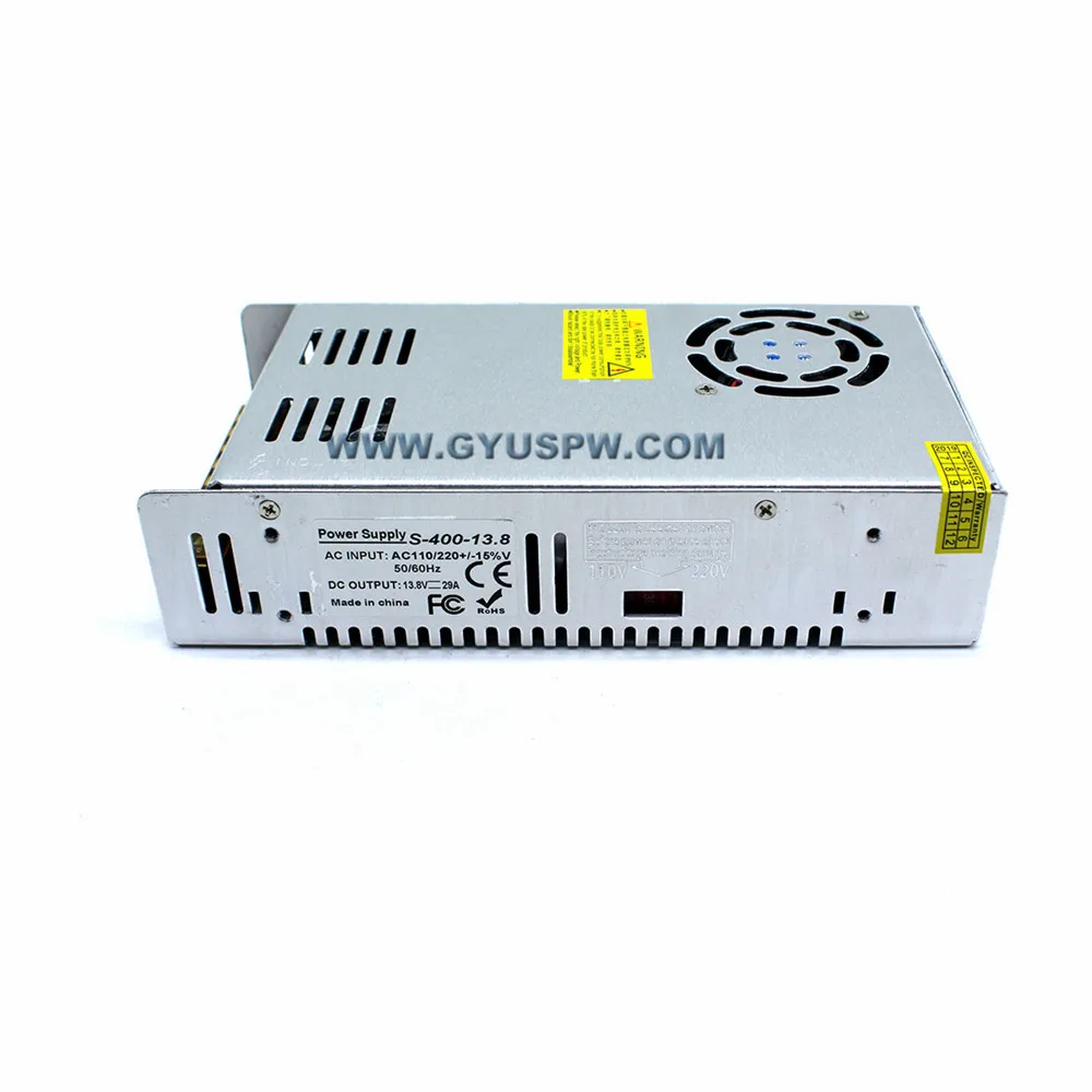 DC13.8V блок питания 29A 400 Вт Трансформатор 110 В 220 AC DC 13 8 адаптер для Светодиодный
