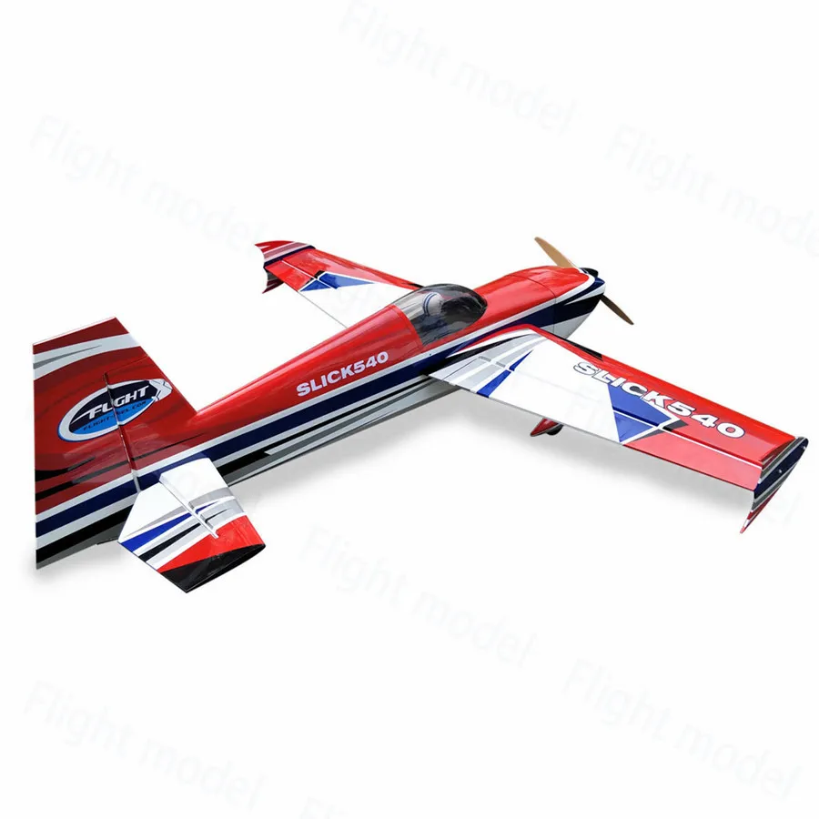 Модель полета Slick 540 78 &quot50CC 7ch Balsa дерево фиксированное крыло газа ARF RC самолет 3D