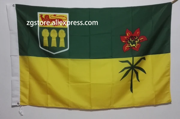 

Canada Flag of Saskatchewan Flag 3X5FT 150X90CM Banner brass metal holes