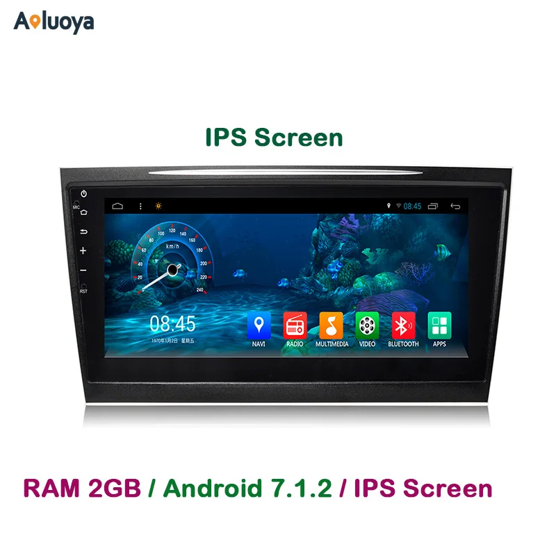 Aoluoya 10 4 &quotips 2 ГБ Оперативная память ядра Android 7 1 Автомобильный dvd Радио gps
