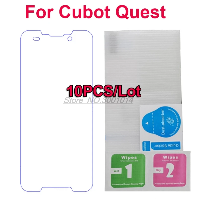 10 шт. закаленное стекло для Cubot Quest Защитное экрана 9 H смартфона Передняя ЖК-пленка