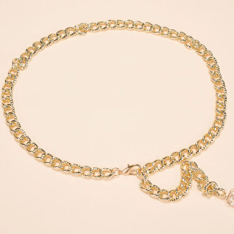 Ремень Эластичный Женский Элегантный дизайнерский пояс с металлической