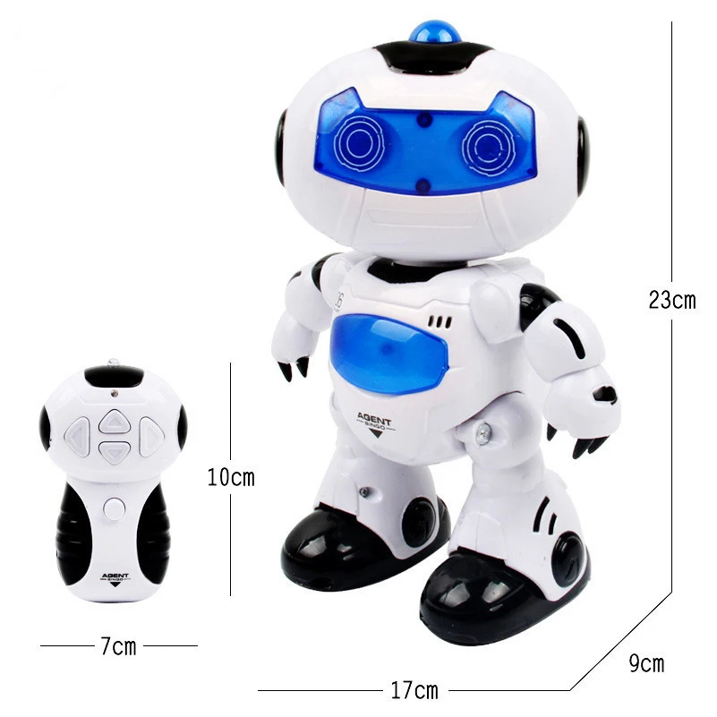 Abbyfrank RC робот игрушка электронная Дистанционное управление Музыкальные Прогулка