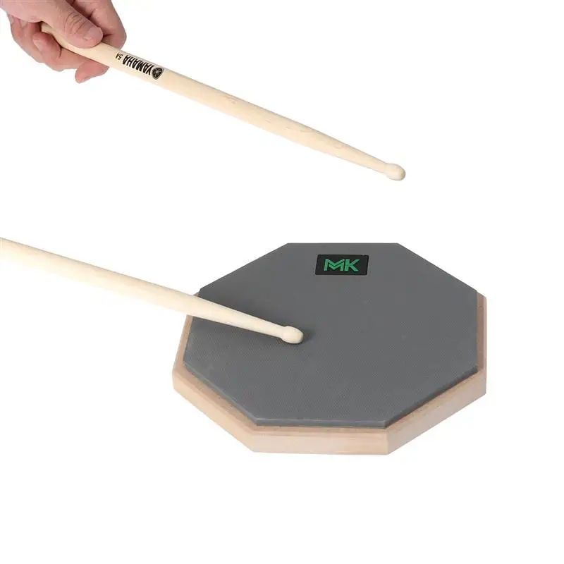 12 дюймов резиновая деревянный барабан практика колодки начинающих глушитель