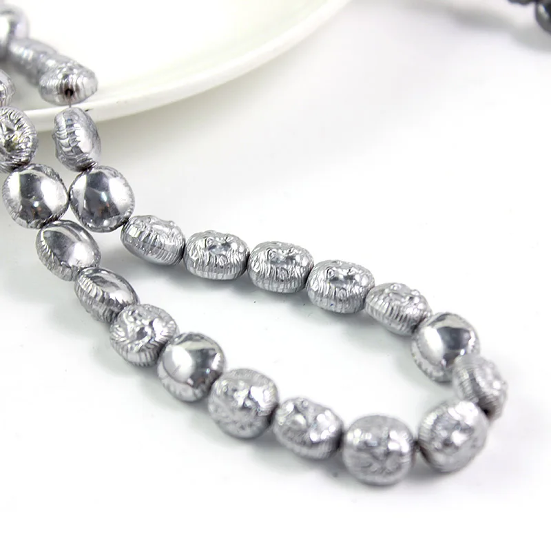 Бусины россыпью в виде головы льва из гематита 10 цветов|Бусины| |