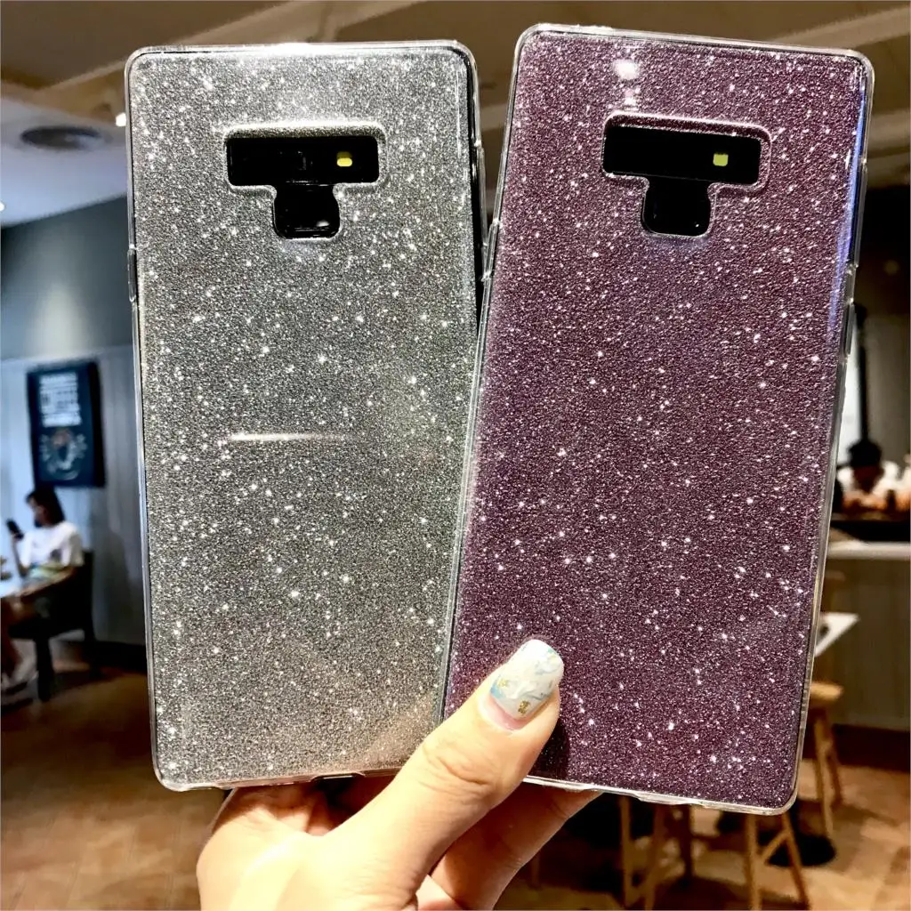 Блестящий силиконовый чехол 2 в 1 для Samsung Note 9 S9 J4 J6 A6 A8 2018 A3 A5 A7 J2 J3 J5 J7 Pro iphone XR XS MAX 6 6s