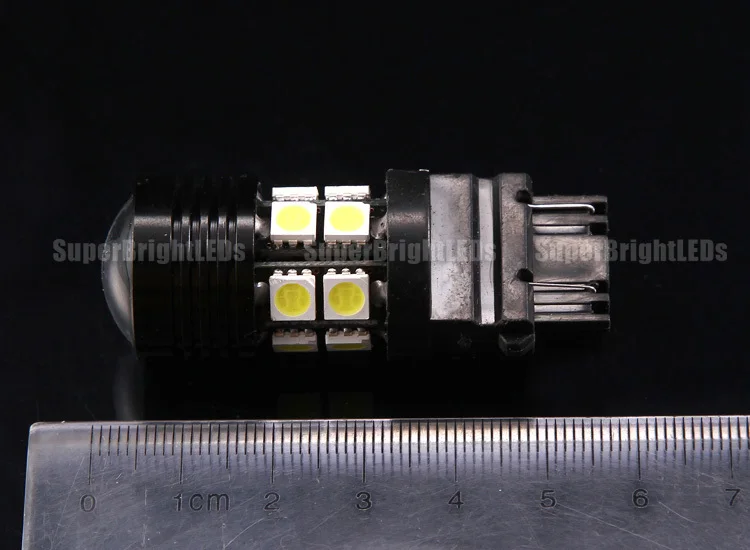 3157 светодиодный тормозной светильник T25 P27/5 Вт 12 5050 SMD CREE объектив проектора В