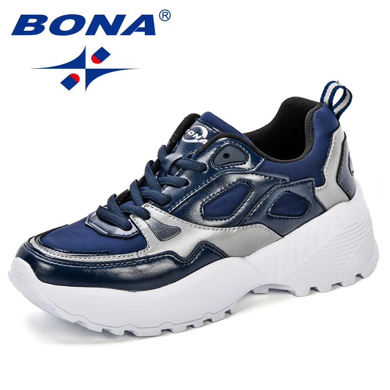 BONA/; женская обувь; кроссовки на плоской подошве; Zapatillas Deportivas; женская модная повседневная обувь; обувь на плоской платформе, увеличивающая рост; zapatos mujer