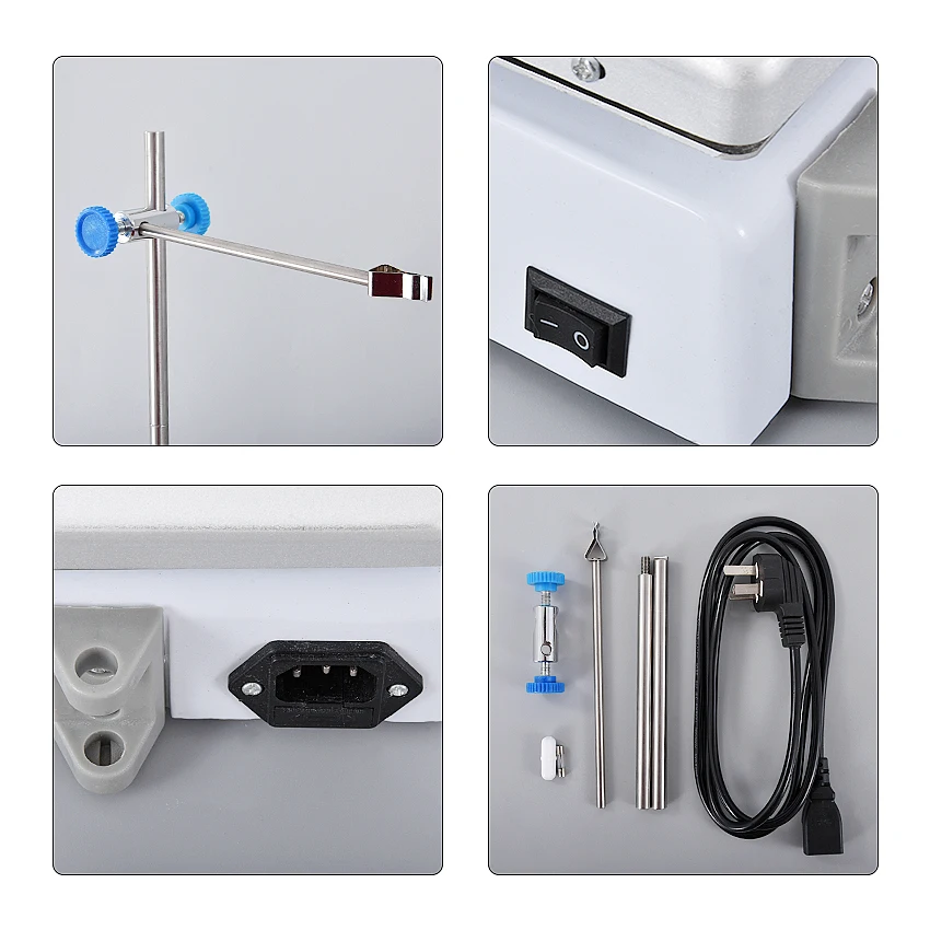 

110V/220v 50/60 Hz SH-2 Magnetic Hotplate Stirring Machine 500ML Stirring Health Laboratory Adjustable Continuously 0-1600r/min