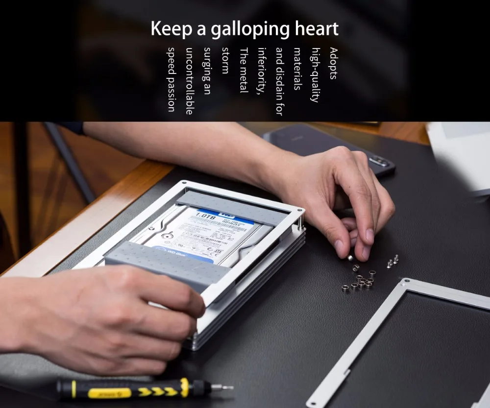 ORICO HDD чехол USB3.0 DIY полый 2,5/3,5 дюйма корпус для жесткого диска алюминиевый сплав с 12 В ЕС Блок питания Поддержка 20 ТБ Емкость