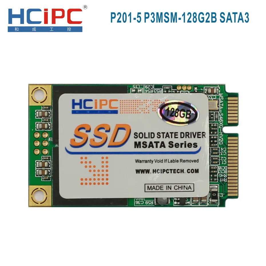 HCiPC P201-5 P2MSM-128G2B 128 г SATA3 Mini PCIE твердотельный накопитель MSATA Solid State Drive SSD мини Box PC