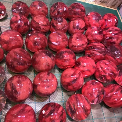

1000G Direct sales melting red crystal ball home furnishing pieces hongyun ball