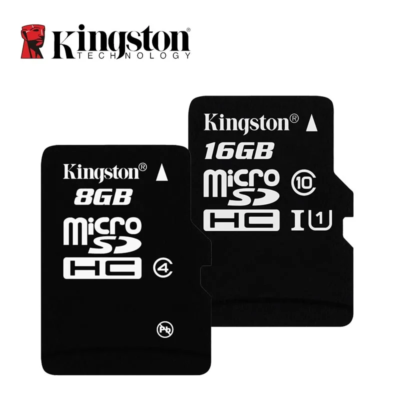 Kingston Micro SD карта 16 Гб класс 10 памяти C10 мини C4 8 SDHC SDXC TF для смартфона Прямая