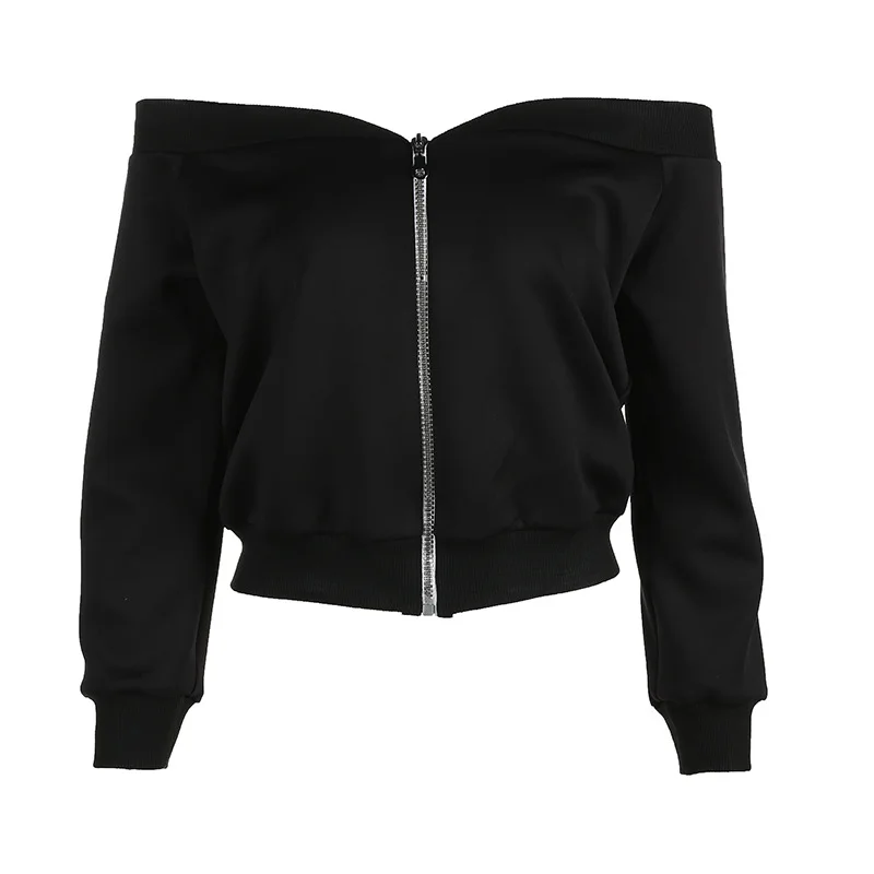 2017 Новая мода Повседневное свободная футболка Для женщин с открытыми плечами на