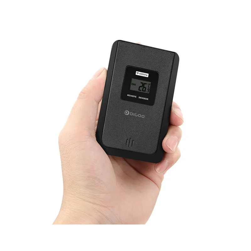 Digoo DG-TH1180 домашний комфорт Крытый открытый стеклянная панель термометр гигрометр Будильник Температура Влажность монитор