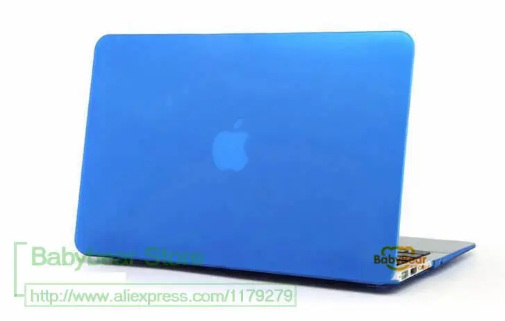 dark blue 3в1 матовый прорезиненный чехол-накладка для Mac book Pro retina 13 15 Air 11 12 13 чехол для Macbook Touch bar A1706 A1707 - Цвет: dark blue