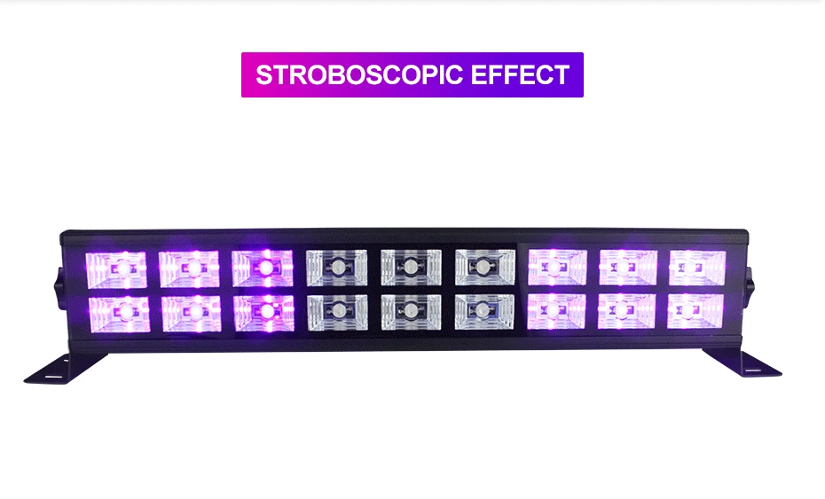 6LED 18LED диско УФ-черный светильник s DJ 27 Вт/54 Вт Par лампа УФ вечерние рождественские бар светильник лазерный сценический светильник УФ настенные прожекторы для воды
