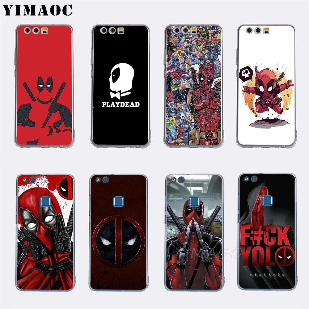 YIMAOC фильма Дэдпул рубашки мягкий чехол для Huawei P8 P9 P10 P20 P30 Lite Pro P smart 2019 TPU Защитный |