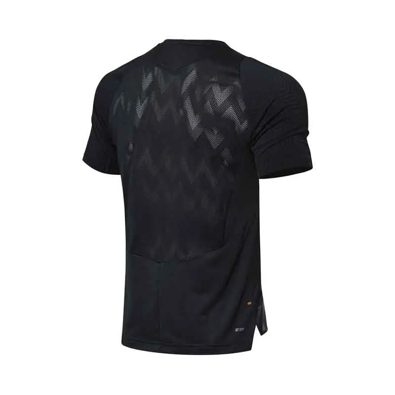 Li Ning мужские футболки для бадминтона на сухой AT BACTERIA статический комфорт